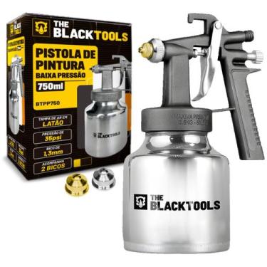 Imagem de Pistola De Pintura Ar Direto 750ml 2 Bicos 1,3mm Uso Geral Btpp750 The