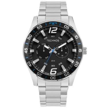 Imagem de Relógio Technos Masculino Racer Prata - 6p25bw-1p 6p25bw-1p