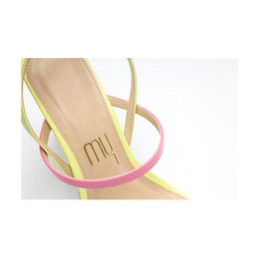 Imagem de Sandália Feminina Salto Fino Colors Multi - My Shoes, 36