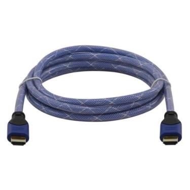 Imagem de Cabo Pixxo CHDMI208HL HDMI P/ HDMI 1080P 1.4 3D 2m Azul