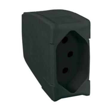 Imagem de Prolongador Profissional Reforçado 10A 2P+T Preto - 615856 - PIAL - Vi