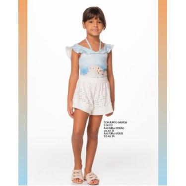 Imagem de Maio estampado c/ short gode azul - Luluzinha, 6 anos