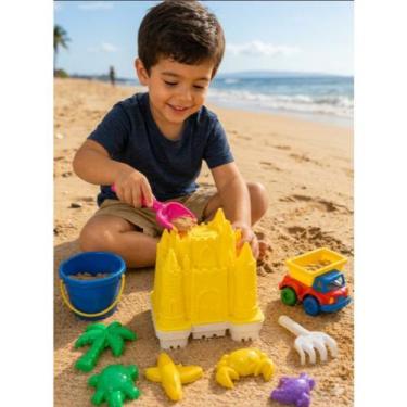 Imagem de Kit Palacio Infantil 7 Pecas Brinquedo Imaginativo Decoracao Tematica 