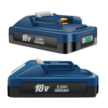 Imagem de ULDERTRA 2 baterias de reposição 18V 5,0Ah para ferramentas Makita 18V