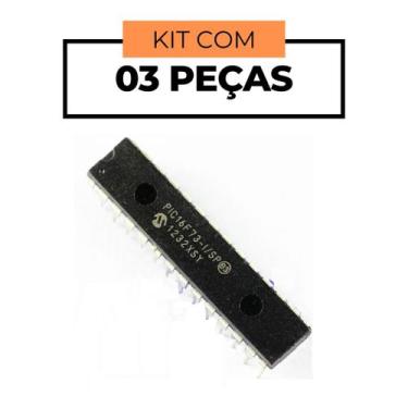Imagem de Dip-28  Pic16f73-i/sp - Kit 03 Pçs - MICROCHIP