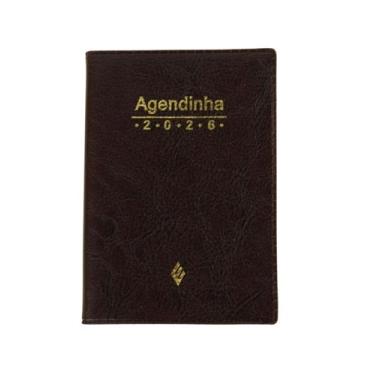 Imagem de Agenda simples 2026 - marrom - VOZES