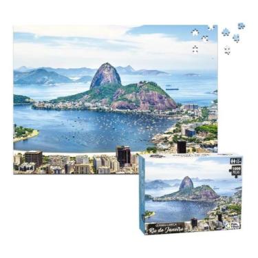 Imagem de Jogo Quebra Cabeça Puzzle Família Cidade Rio Janeiro 1000pçs - Pais & 