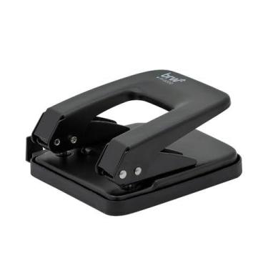 Imagem de Perfurador De Papel Metal 2 Furos P/35Fls Preto - BRW