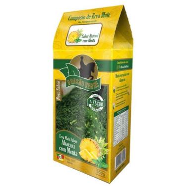 Imagem de Erva Mate Chimarrão BRASÃO VERDE ABACAXI MENTA Vácuo 500gr