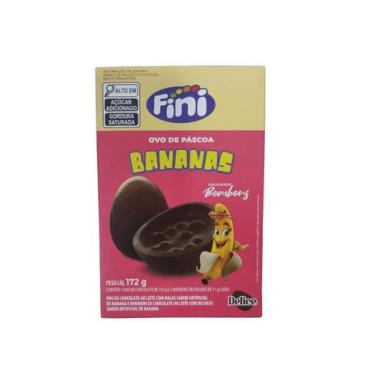 Imagem de Ovo de Páscoa De Chocolate ao Leite e Fini Bananas 172g