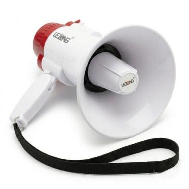Imagem de Megafone Portátil Recarregável 200 Metros Com Gravador Sirene 10w LE99