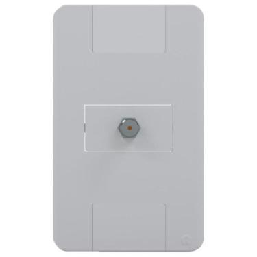 Imagem de Conjunto Jangada Tomada para Antena de TV Branco Romazi