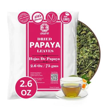 Imagem de CHÁ Akshit Folhas de Mamão 75 g Natural Vegano NãoOGM