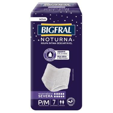 Imagem de Roupa Íntima Descartável Noturna Bigfral Tam P/M 7 unidades