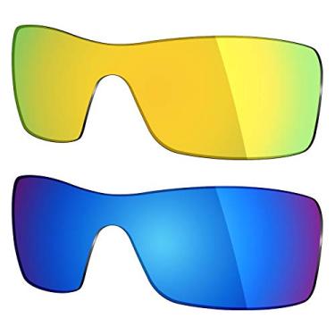 Imagem de Mryok 2 pares de lentes polarizadas de substituição para óculos de sol Oakley Batwolf – Opções