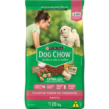 Imagem de Ração Nestlé Purina Dog Chow Extra Life Papita para Cães Filhotes - 20 Kg
