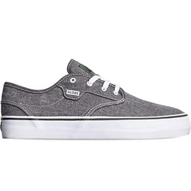 Imagem de Globe Tênis de skate masculino Mahalo, Rpet de cambraia cinza, 8