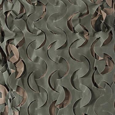 Imagem de CamoSystems Rede de camuflagem ultra lite série premium, grande, 2,10 m L x 4,8 m C, camuflagem original - verde/marrom
