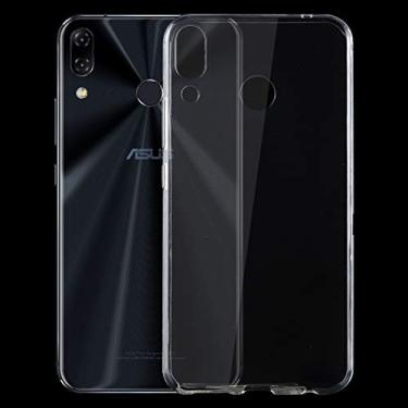Imagem de Capa ultrafina de 0,75 mm ultrafina transparente TPU capa protetora para Asus Zenfone 5 ZE620KL (transparente) capa traseira para telefone