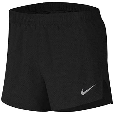 Imagem de Nike Fast Men's 4" Running Shorts CJ7847-010 (Black/Reflective SILV), XX-Large