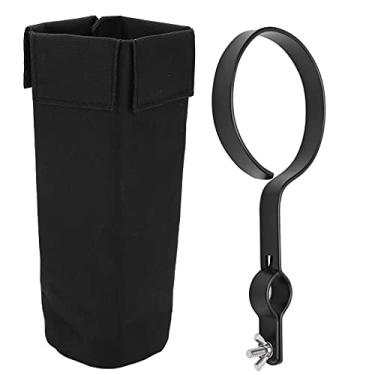 Imagem de Bolsa de suporte para baqueta impermeável resistente ao desgaste, capa de baqueta de grande capacidade, forte fixa para kit de bateria, suporte de música, preto