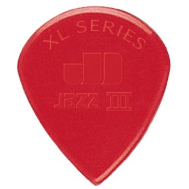 Imagem de Palheta Nylon Jazz Iii Vermelha Pacote Com 24 Dunlop