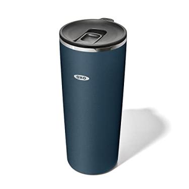 Imagem de OXO Copo isolado Strive 590 ml com tampa deslizante - cobalto escuro
