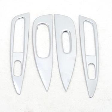 Imagem de VIdisp Tampa do painel de botão de elevação de janela interior do carro, adequado para Qashqai J11 2014-2018 2019 2020 2021 2022