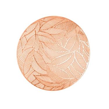Imagem de LUGAR AMERICANO DE PLÁSTICO LEAF ROSÉ 38cm