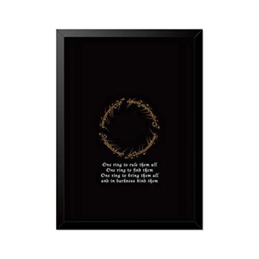Imagem de Quadro Poster O Senhor dos Anéis One Ring 33x23cm