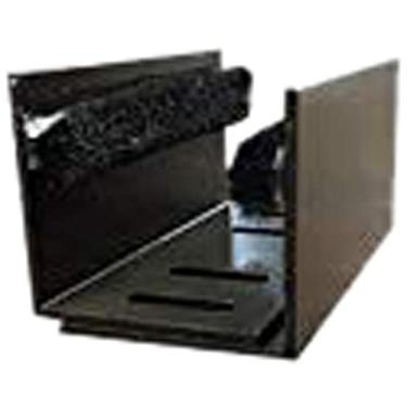 Imagem de Kit p/Porta de Correr 4 Roldanas - Trilho 1,40 M - Porta até 72cm - Preto