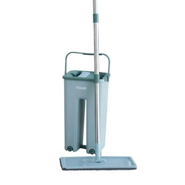Imagem de Esfregão Mop Lava Seca Flat Balde 6L Multiuso 2 Refil Rayco