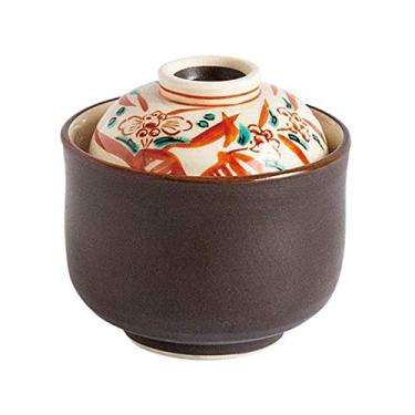 Imagem de IPPINKA Copo japonês Chawanmushi com tampa, Seto-mono, feito no Japão