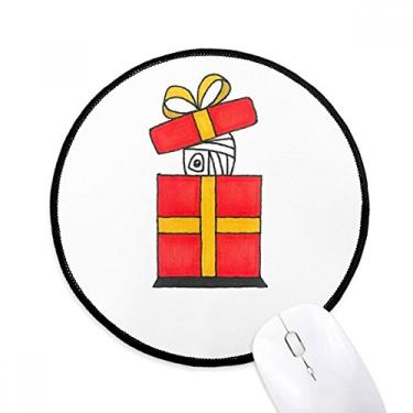 Imagem de DIYthinker Horus mas Gift Bowknot Mouse Pad Desktop Office Tapete Redondo para Computador