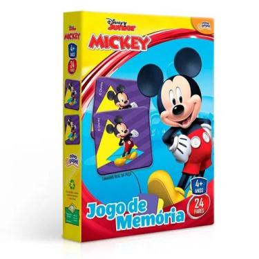 Imagem de Jogo De Memória Mickey Junior 24 Pares 8004 Toyster