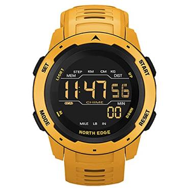 Imagem de DOYING Relógio digital masculino, esportivo masculino, relógio dual time pedômetro, despertador, 50M, relógio digital, militar, relógio militar
