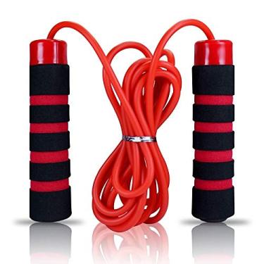 Imagem de CORDA DE PULAR COM ROLAMENTO JUMP ROPE - VERMELHO