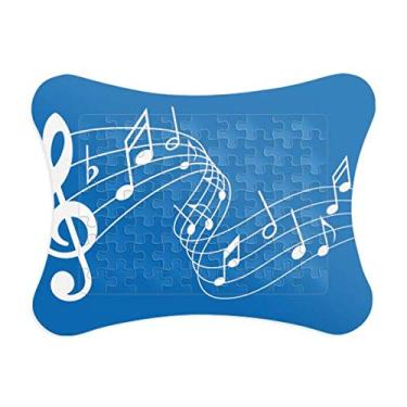 Imagem de Movg 5-le Staff moldura azul quebra-cabeça cartão papel casa jogo