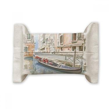 Imagem de Bolsa de linho de algodão com estampa nacional da Itália Venice