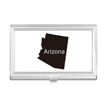Imagem de Arizona – Porta-cartões com mapa dos Estados Unidos da América