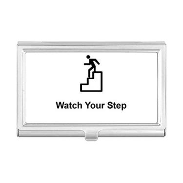 Imagem de Watch Your Step – Carteira de bolso com estampa de símbolo preto