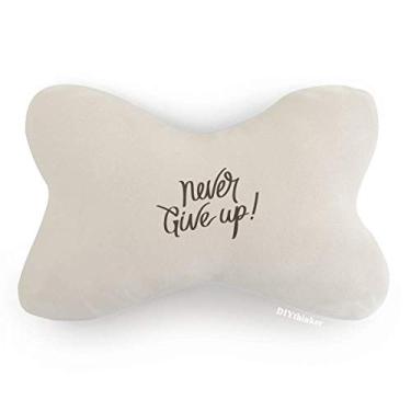 Imagem de DIYthinker Almofada de pescoço para carro com citação para apoio de cabeça