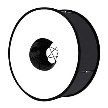 Imagem de Domary 450mm estilo redondo Softbox flash light flash caixa flexível dobrável flash macio difusor de luz para fotografia