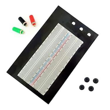 Imagem de Protoboard Placa de Ensaio 1260 Pontos Com Base Em Metal E Bornes