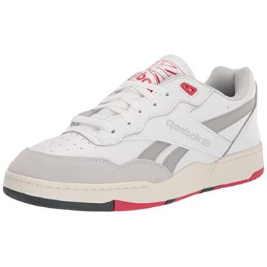 Imagem de Reebok Tênis masculino Bb 4000 II, Ftwr branco/cinza puro/vermelho vetor, 12.5 Women/11 Men