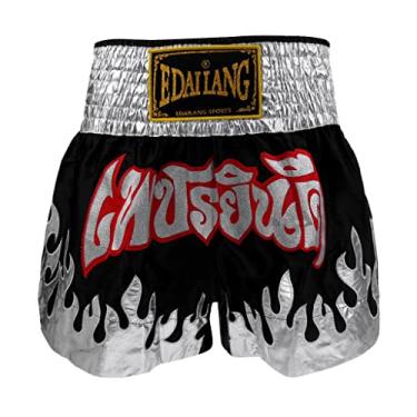 Imagem de Shorts De De boxeo en tailandia Thai Fighting Sanda MMA Shorts Para Mulheres Dos Homens - XL
