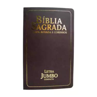 Imagem de Bíblia Sagrada Letra Jumbo Arc Almeida Revista E Corrigida Gigante C/