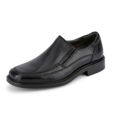 Imagem de Dockers Mocassim masculino de couro sem cadarço, Preto, 9.5 Wide