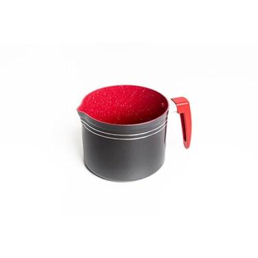 Imagem de Genérico Vermelho Moderno e Sofisticado Leiteira RedSilver 16cm Para Todos os Tipos de Fogões