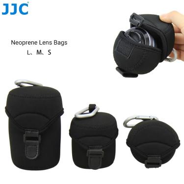 Imagem de Jjc deluxe neoprene lente caso bolsa para canon EF-M 18-150mm 18-55mm 55-200mm sony e 10-18mm nikon